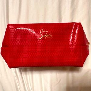 Christian Louboutin beauty makeup bag